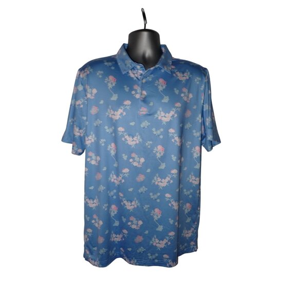 NEW JT Seasonal Stretchy Soft T-Shirt - Blue/Pink - Large